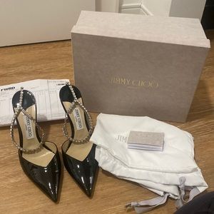 Jimmy Choo Saeda 100 Patent Pump